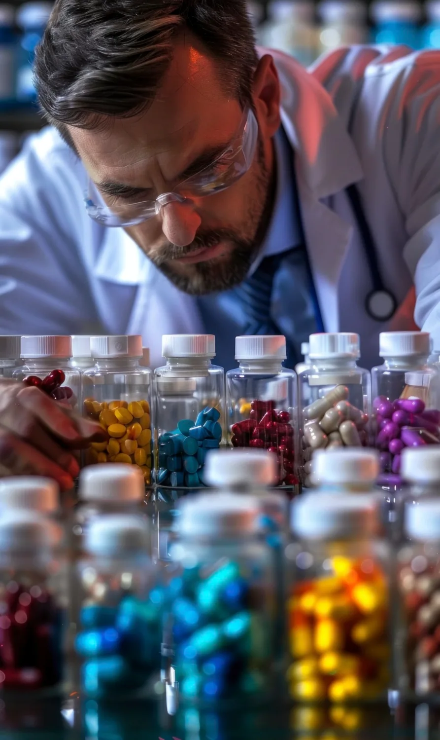 GMP Manufacturing formulation specialist at work