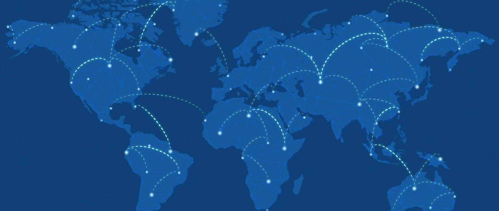 World map showing GMP Manufacturing's global supply network